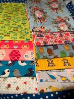 10 leuke katoenen lapjes stof, Hobby en Vrije tijd, Stoffen en Lappen, Ophalen of Verzenden, Zo goed als nieuw, 30 tot 120 cm