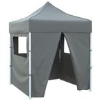 vidaXL Partytent met 4 zijwanden inklapbaar 2x2 m staal antr, Tuin en Terras, Partytenten, Ophalen, Partytent, Minder dan 4 meter