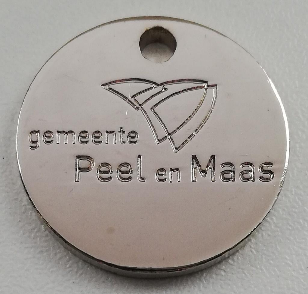 Winkelwagenmuntje Gemeente Peel en Maas, Ophalen of Verzenden