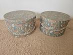 @ TOPDEAL C: 2  stijlvolle vintage hoedendozen @, Ophalen, Rond