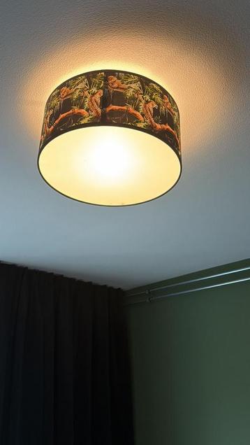 Leuke Plafondlamp met Jungle Print beschikbaar voor biedingen