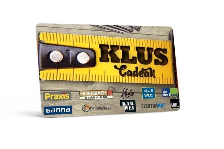 Klus Cadeaubon Kadokaart Cadeaukaart Verkopen? 💰💸, Tickets en Kaartjes, Kortingen en Cadeaubonnen, Eén persoon, Cadeaubon