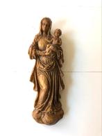 Mooie brocante wandhanger van Maria met kindje Jezus, Antiek en Kunst, Ophalen of Verzenden