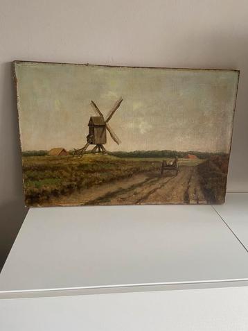 Schilderij met handtekening beschikbaar voor biedingen