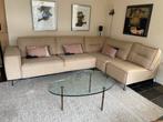 Luxe Lugano hoekbank - Piquet darkbeige - Zo goed als nieuw!, Ophalen, Hoekbank, 300 cm of meer, Zo goed als nieuw