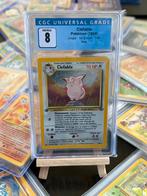 Wotc 1 st edition Clefable holo cgc 8, Ophalen of Verzenden, Zo goed als nieuw, Losse kaart