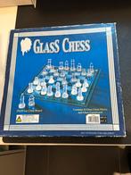 Glazen schaakset €5, Hobby en Vrije tijd, Gezelschapsspellen | Bordspellen, Ophalen of Verzenden, Zo goed als nieuw