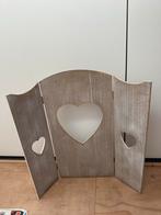 Houten raamscherm met Hartjes, Ophalen of Verzenden, Gebruikt