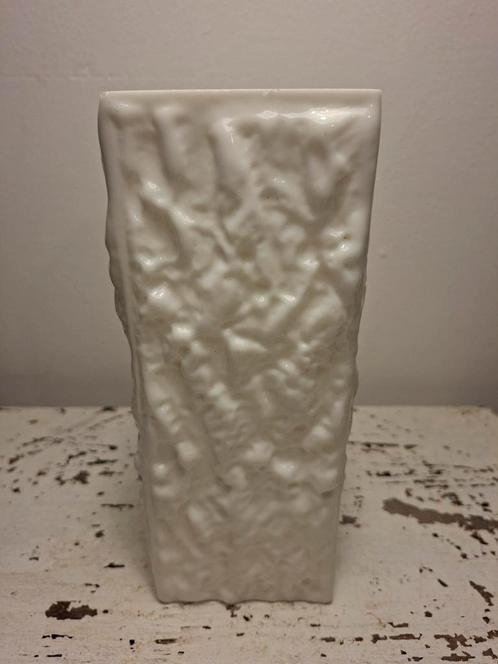 Witte boomschors vaas Ingrid Glashütte, Antiek en Kunst, Antiek | Vazen, Ophalen of Verzenden