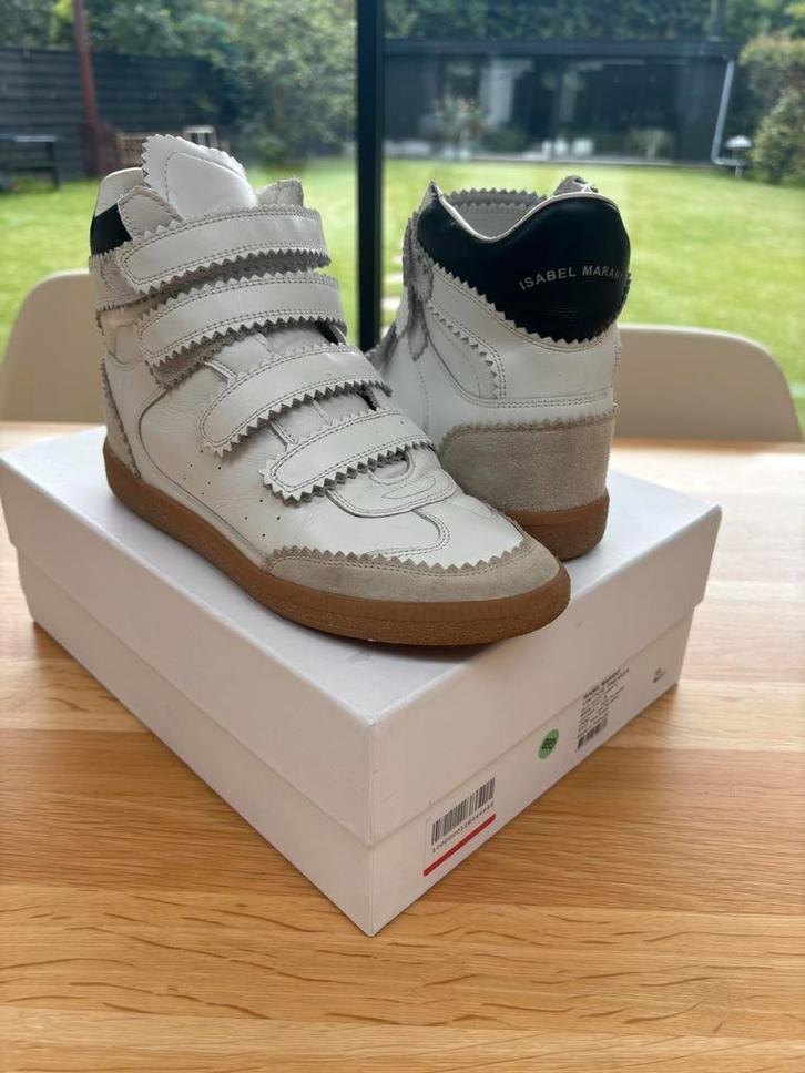 Isabel Marant Bilsy Sneakers - Maat 39, Kleding | Dames, Schoenen, Zo goed als nieuw, Sneakers of Gympen, Wit, Ophalen of Verzenden