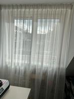 Vitrage Gordijnen - Wit met Zilver - Diverse Maten, Ophalen of Verzenden, Gebruikt, Wit, 200 cm of meer