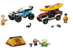 Lego City 2 Auto’s Boot en Tent goed voor uren speel plezier, Ophalen of Verzenden, Zo goed als nieuw, Complete set, Lego