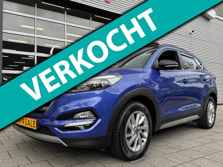 Hyundai Tucson 1.6 T-GDi Passion 4WD - Automaat I Panorama d, Auto's, Hyundai, Bedrijf, Te koop, Tucson, 4x4, ABS, Achteruitrijcamera
