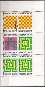 Kinder blok 1042 druktoeval XXX.  ADV. no.69 J., Postzegels en Munten, Verzenden, Na 1940, Postfris