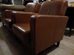 2 Lederen stoelen fauteuils onbeschadigd, Ophalen of Verzenden, Zo goed als nieuw, Modern, 50 tot 75 cm