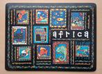 Houten placemat Africa-motief, Ophalen of Verzenden, Zo goed als nieuw