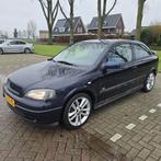 Opel Astra 1.6 16V 3D 2003 Blauw Airco, Auto's, Opel, Voorwielaandrijving, Metallic lak, 4 cilinders, Blauw