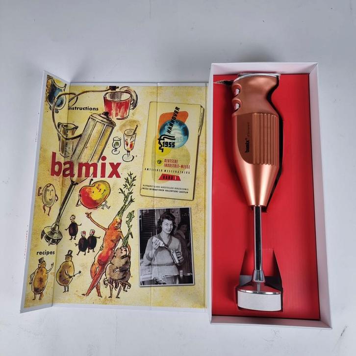 Bamix Mono De Luxe Staafmixer 60 jarig jubileum uitgave 2015, Antiek en Kunst, Kunst | Designobjecten, Ophalen