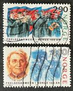 Noorwegen 1988 leger des heils sg1035/1036 -9, Postzegels en Munten, Ophalen of Verzenden, Noorwegen, Gestempeld