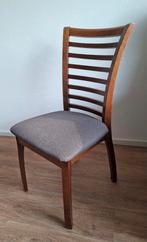 Eetkamer stoelen 4x, Huis en Inrichting, Stoelen, Ophalen, Gebruikt, Hout, Vier