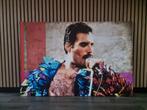 Kunstdruk Freddie Mercury 120x80x2cm inc ophangsysteem, Ophalen, Zo goed als nieuw, Schilderij, 100 tot 125 cm