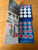 Trekpleister zegeltjes, Ophalen, Zegels, Bonnen of Punten