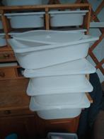 4x halve witte trofast bak ikea met deksels, Ophalen, Zo goed als nieuw