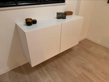 BESTÅ Kast met deuren, wit/Lappviken wit, 120x42x64 cm beschikbaar voor biedingen