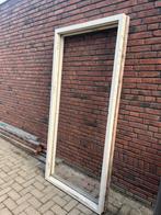 Hardhouten buitendeurkozijn, Doe-het-zelf en Verbouw, Gebruikt, Deurkozijn, 150 tot 225 cm, Hout