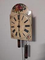 Antieke Friese Stoelklok met Bloemenmotief, Antiek en Kunst, Ophalen