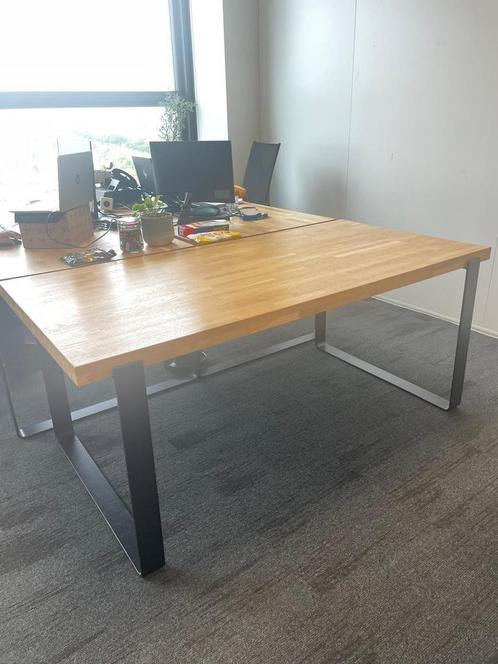 Massieve eettafel of bureau 180 x 90 cm, Huis en Inrichting, Tafels | Eettafels, Zo goed als nieuw, 50 tot 100 cm, 150 tot 200 cm