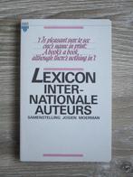 Lexicon Internationale auteurs - Josien Moerman, Boeken, Ophalen of Verzenden, Gelezen