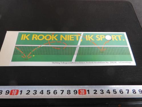 sticker ik rook niet ik sport - stivoro - strip volleybal, Verzamelen, Stickers, Zo goed als nieuw, Bedrijf of Vereniging, Ophalen