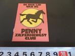 sticker Ik ben lid van de PENNY zilverhengst club, Ophalen, Zo goed als nieuw