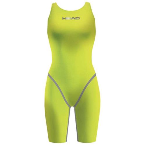 Nieuwe HEAD Liquidfire Power XT Open Back Kneesuit Geel, Kleding | Dames, Badmode en Zwemkleding, Nieuw, Badpak, Geel, Ophalen of Verzenden
