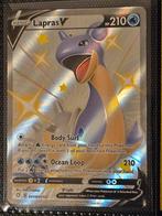 Pokemon Lapras V Sv110/Sv122 Shining Fates, Ophalen of Verzenden, Zo goed als nieuw, Losse kaart, Foil