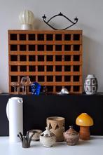 Vintage kast pigeon hole wandkast retro, Ophalen, -, -, Minder dan 150 cm