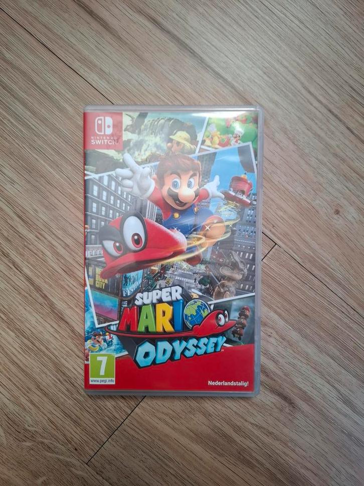 Super Mario Odyssey - Nintendo Switch, Spelcomputers en Games, Games | Nintendo Switch, Zo goed als nieuw, Platform, 1 speler