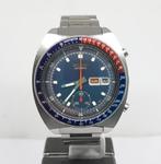 Vintage Seiko 6139 - 6002 Chronograaf Heren Horloge 1974, Sieraden, Tassen en Uiterlijk, Horloges | Heren, Gebruikt, Staal, Polshorloge