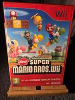 New Super Mario Bros. Wii - Compleet!, Spelcomputers en Games, Games | Nintendo Wii, Eén computer, Ophalen of Verzenden, Zo goed als nieuw