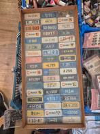 Uniek Dienblad met Kentekenplaatjes Collectie, Ophalen of Verzenden