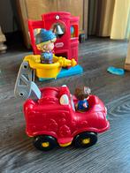 Leuke Little People brandweerauto met figuren, Kinderen en Baby's, Speelgoed | Vtech, Ophalen of Verzenden, Gebruikt, 2 tot 4 jaar