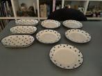 8x bordjes Villeroy & Boch / Torgau VEB decor Renato, Antiek en Kunst, Antiek | Servies los, Ophalen of Verzenden