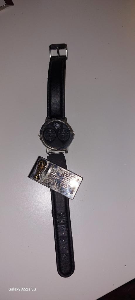 FIFA World Cup 2006 Horloge met Bankbiljetclip, Sieraden, Tassen en Uiterlijk, Horloges | Dames, Gebruikt, Polshorloge, Overige merken