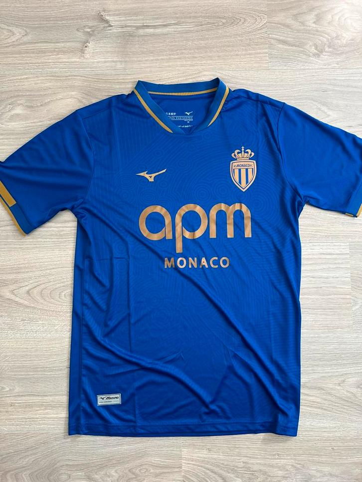 AS Monaco voetbalshirt 2025-2026, maat M, Kleding | Heren, T-shirts, Nieuw, Maat 48/50 (M), Blauw, Ophalen of Verzenden