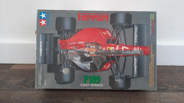 Tamiya 20023 Ferrari F189 Early Version 1:20 Modelbouw Auto, Hobby en Vrije tijd, Modelbouw | Auto's en Voertuigen, Nieuw, Auto