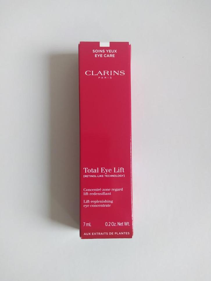 Nieuw Clarins Total Eye Lift 7 ml, Sieraden, Tassen en Uiterlijk, Uiterlijk | Gezichtsverzorging, Nieuw, Ogen, Ophalen of Verzenden