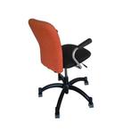 Ikea bureaustoel oranje zwart verstelbare stoel ergonomisch, Zwart, Ophalen of Verzenden, Zo goed als nieuw, Nvt