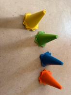 Pionnen set - Geel, Groen, Blauw, Oranje, Sport en Fitness, Voetbal, Ophalen, Gebruikt, Overige typen