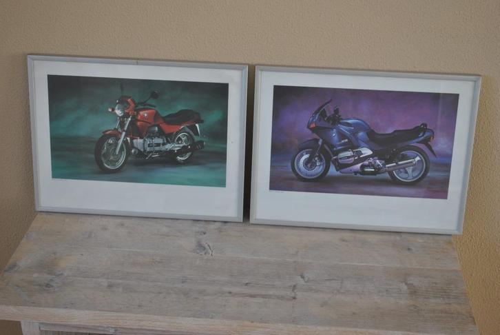 Afbeeldingen van BMW motoren, 2 stuks (K110, R 1100 RS), Verzamelen, Automerken, Motoren en Formule 1, Gebruikt, Motoren, Ophalen of Verzenden
